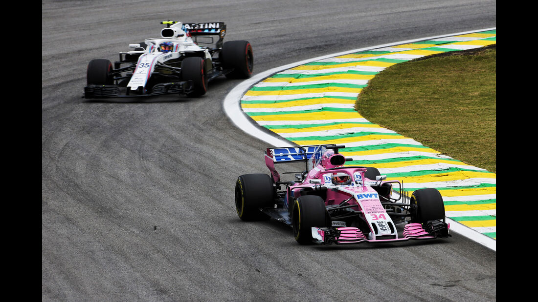 Nicholas Latifi - Force India - GP Brasilien - Interlagos - Formel 1 - Freitag - 9.11.2018