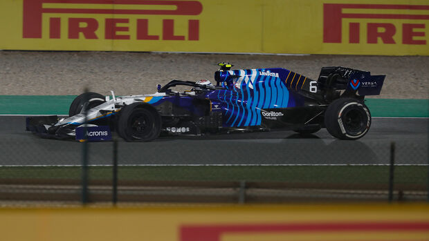 Nicholas Latifi - Williams - GP Katar 2021 - Rennen