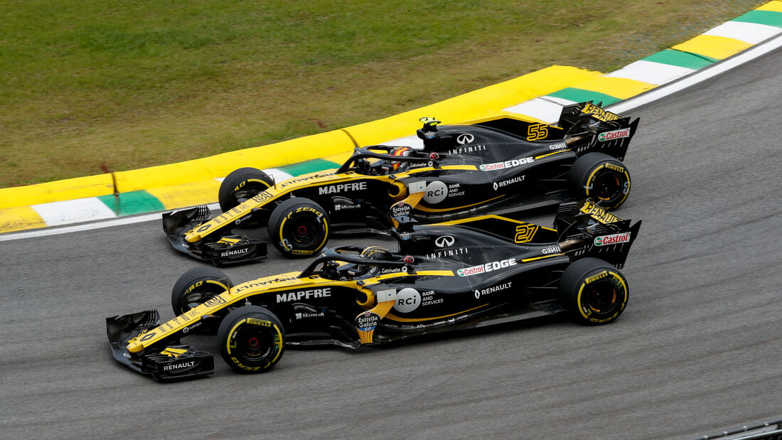 Nico Hülkenberg - Carlos Sainz - Renault - GP Brasilien 2018