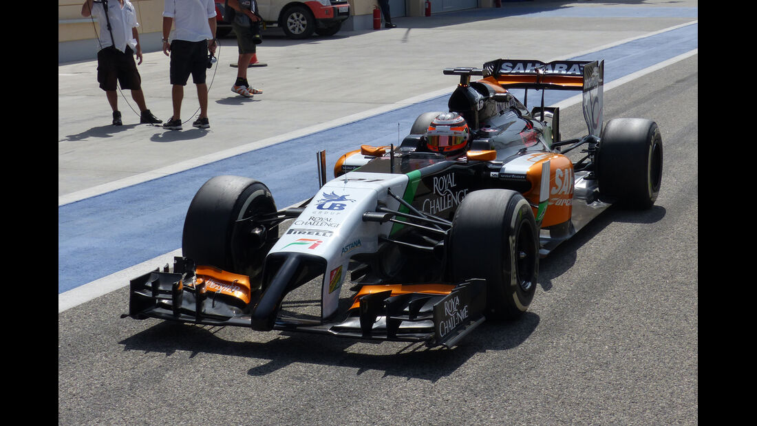 Nico Hülkenberg - Force India - Formel 1 - Bahrain - Test - 1. März 2014
