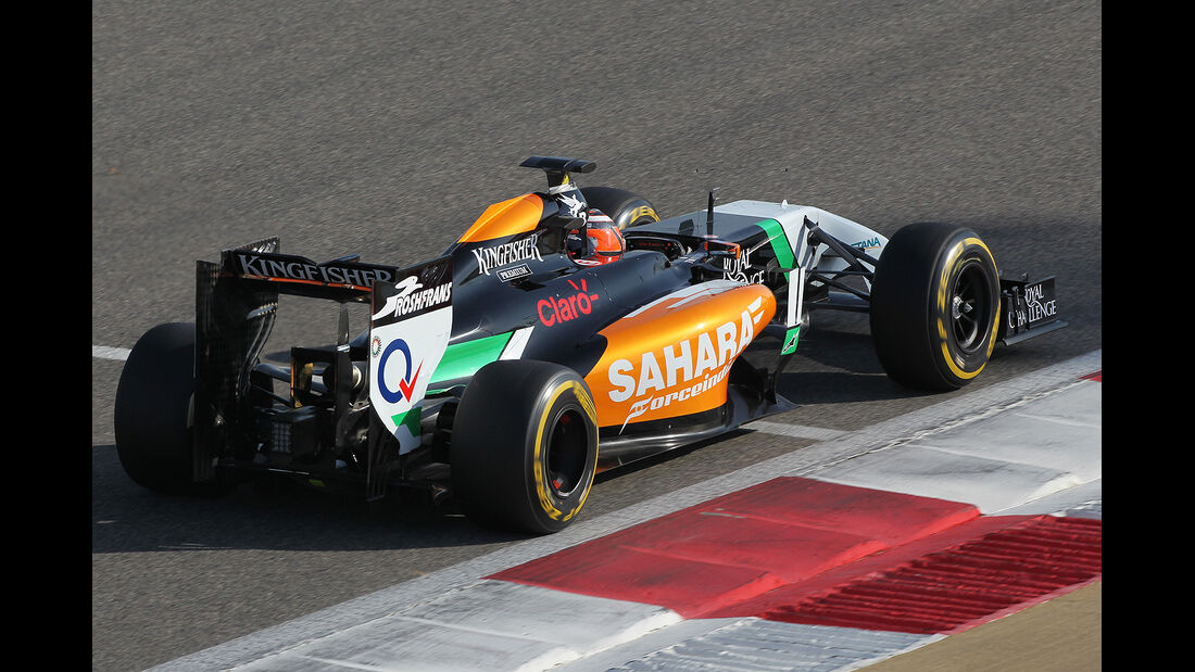 Nico Hülkenberg - Force India - Formel 1 - Bahrain - Test - 19. Februar 2014