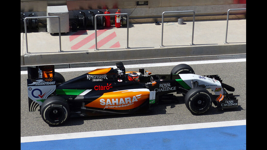 Nico Hülkenberg - Force India - Formel 1 - Bahrain - Test - 20. Februar 2014