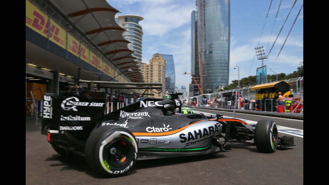 Nico Hülkenberg - Force India - Formel 1 - GP Aserbaidschan - Baku - 17. Juni 2016