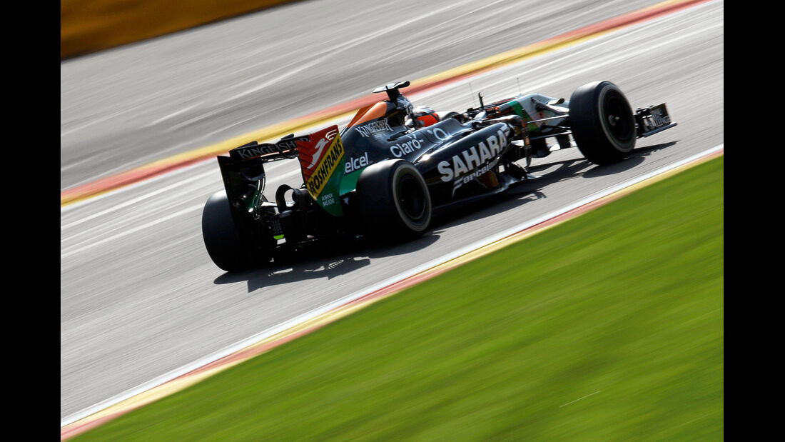 Nico Hülkenberg - Force India - Formel 1 - GP Belgien - Spa-Francorchamps - 22. August 2014