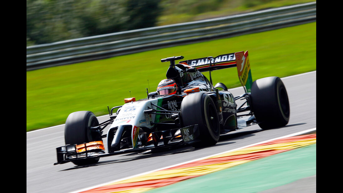 Nico Hülkenberg - Force India - Formel 1 - GP Belgien - Spa-Francorchamps - 22. August 2014