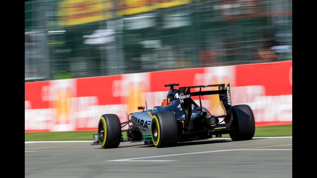 Nico Hülkenberg - Force India - Formel 1 - GP Belgien - Spa-Francorchamps - 22. August 2015