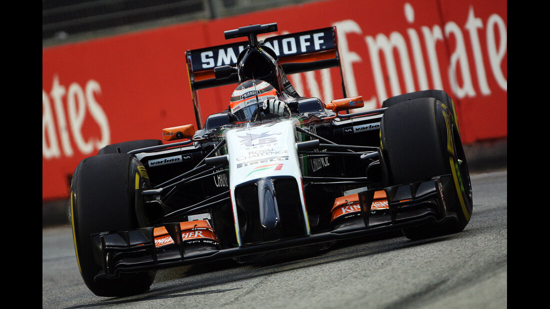 Nico Hülkenberg - Force India - Formel 1 - GP Singapur - 19. September 2014