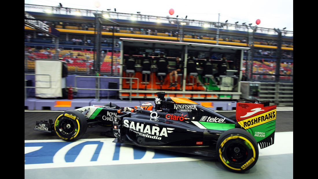 Nico Hülkenberg - Force India - Formel 1 - GP Singapur - 20. September 2014