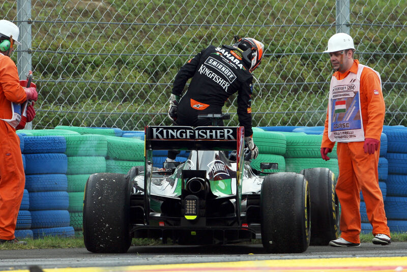 Nico Hülkenberg - GP Ungarn - Crashs 2014