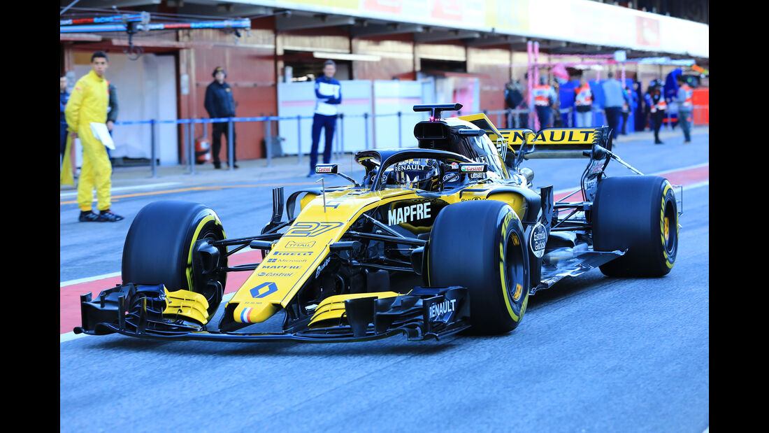 Nico Hülkenberg - Renault - F1-Test - Barcelona - Tag 5 - 6. März 2018