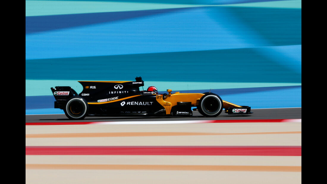 Nico Hülkenberg - Renault - Formel 1 - GP Bahrain - Sakhir - Training - Freitag - 14.4.2017