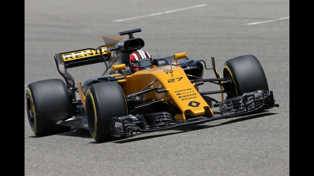 Nico Hülkenberg - Renault - Formel 1 - Testfahrten - Bahrain International Circuit - Dienstag - 18.4.2017