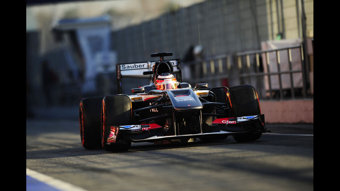 Nico Hülkenberg, Sauber, Formel 1-Test, Barcelona, 20. Februar 2013