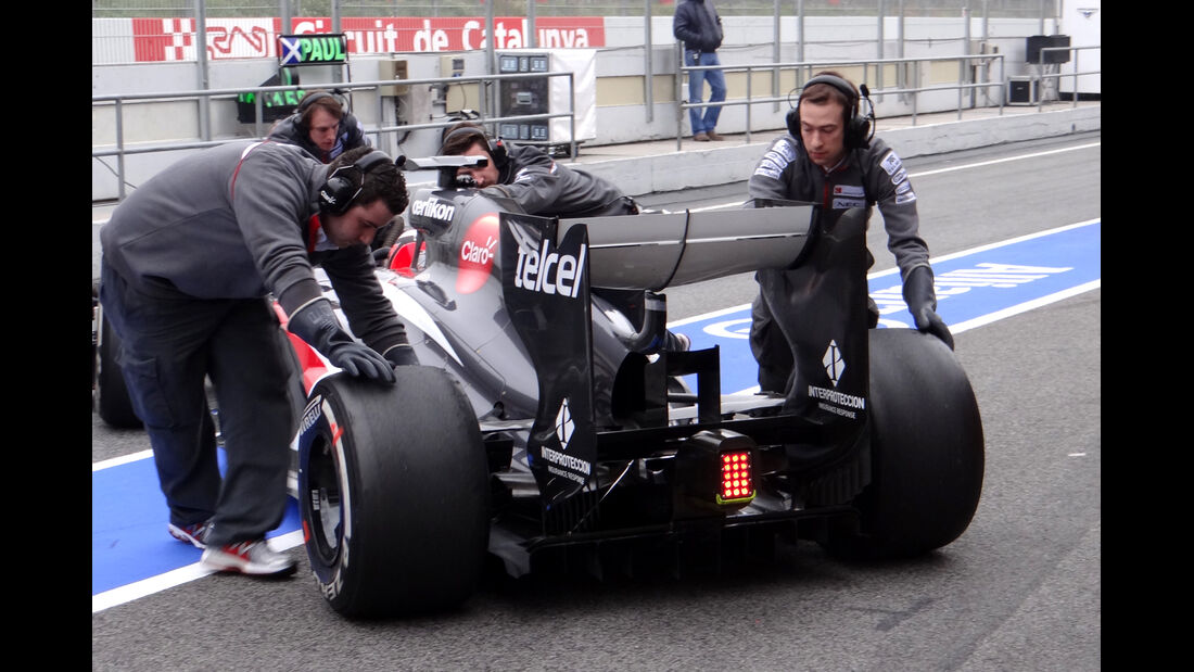 Nico Hülkenberg - Sauber - Formel 1 - Test - Barcelona - 21. Februar 2013