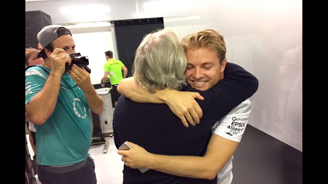Nico & Keke Rosberg - GP Abu Dhabi 2016