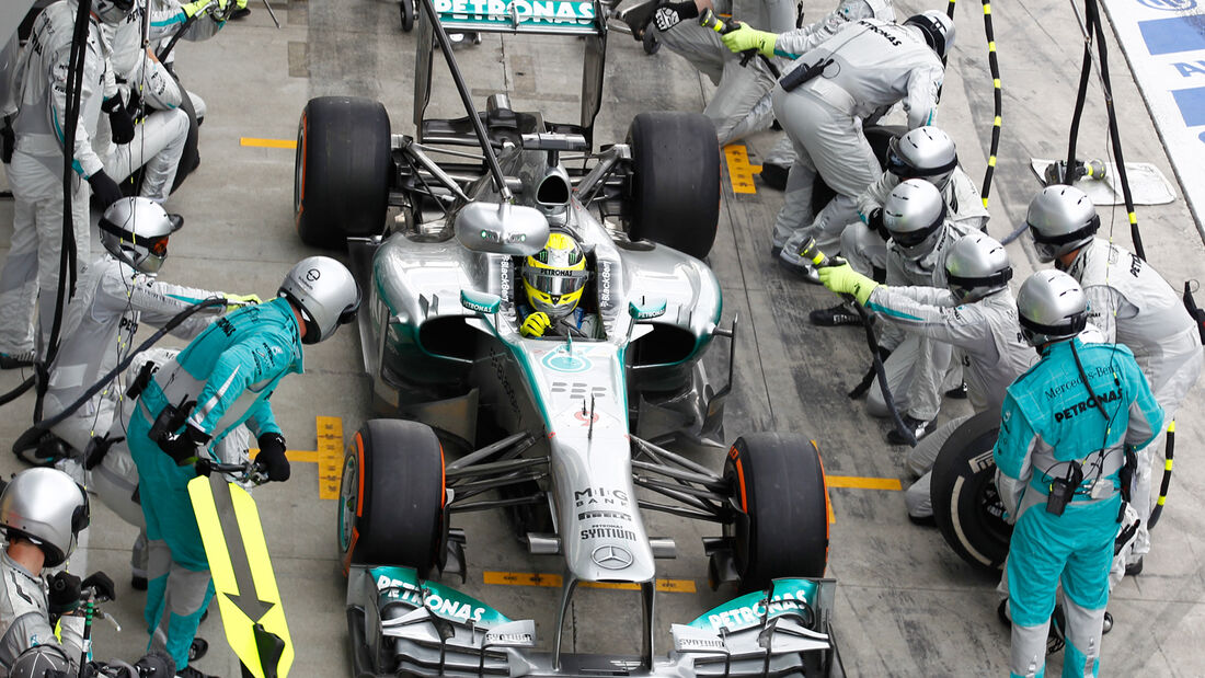Nico Rosberg - Boxenstopp 2013