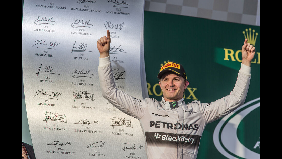 Nico Rosberg - Formel 1 - GP Australien 2014 - Danis Bilderkiste