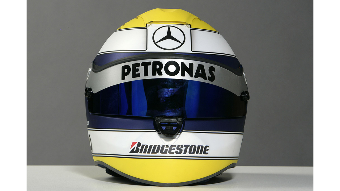 Nico Rosberg Formel 1 Helm 2010