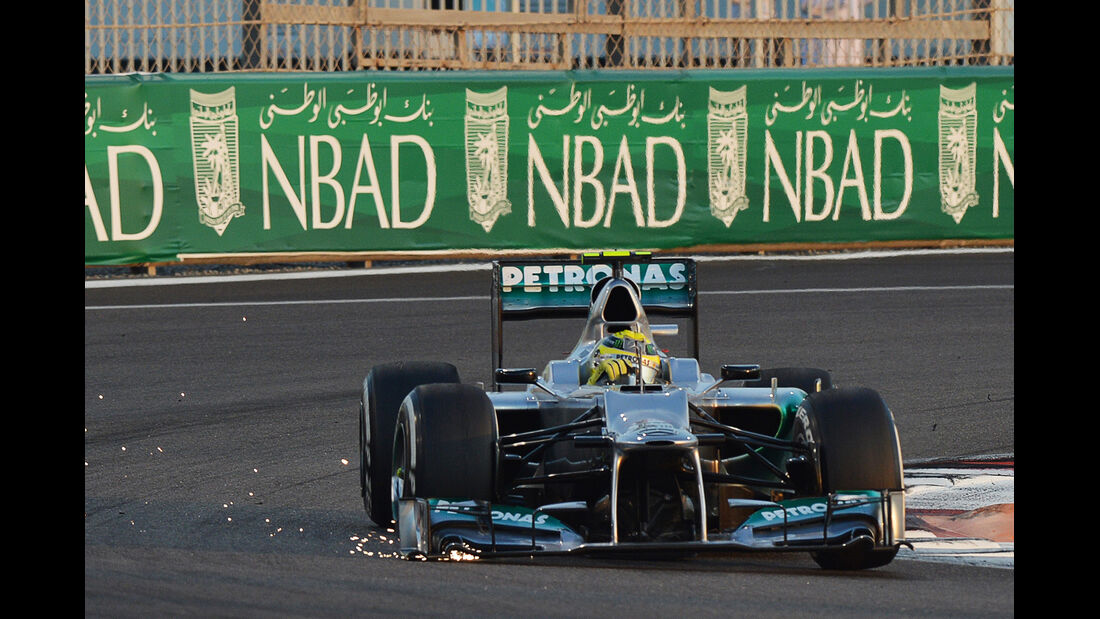 Nico Rosberg GP Abu Dhabi 2012