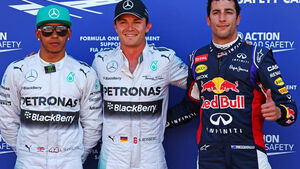 Nico Rosberg Lewis Hamilton Daniel Ricciardo GP Monaco 2014