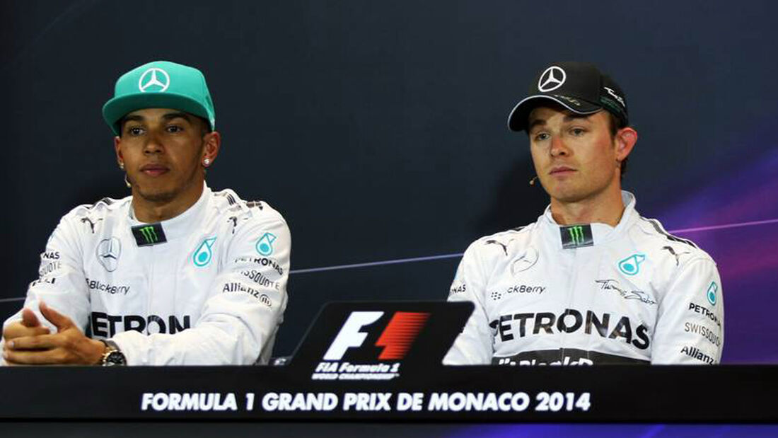 Nico Rosberg Lewis Hamilton GP Monaco 2014