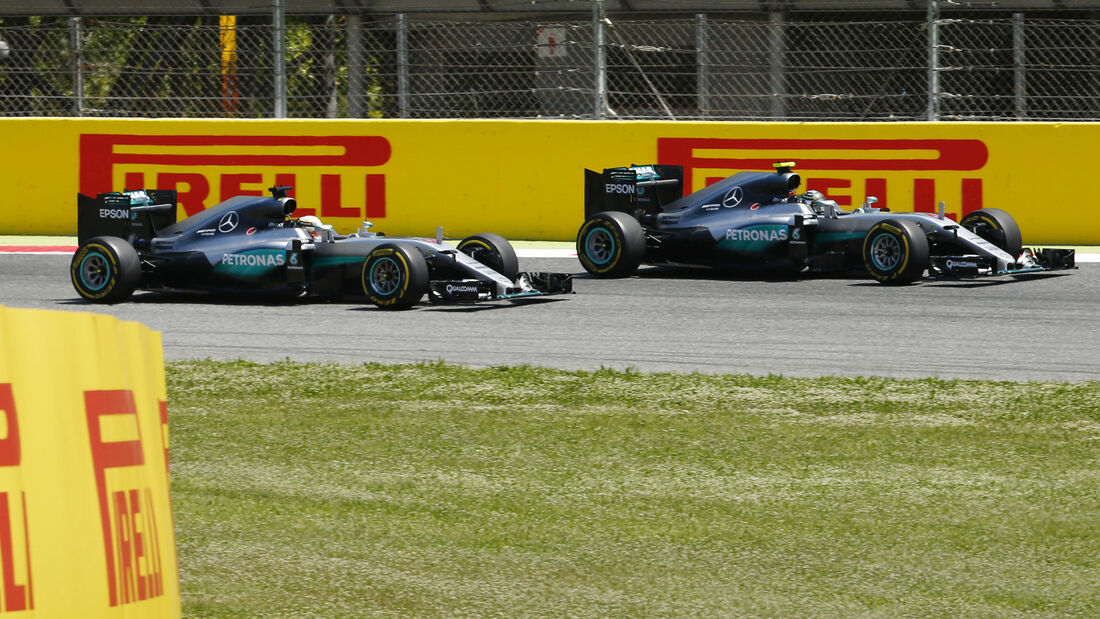 Nico Rosberg & Lewis Hamilton- GP Spanien 2016