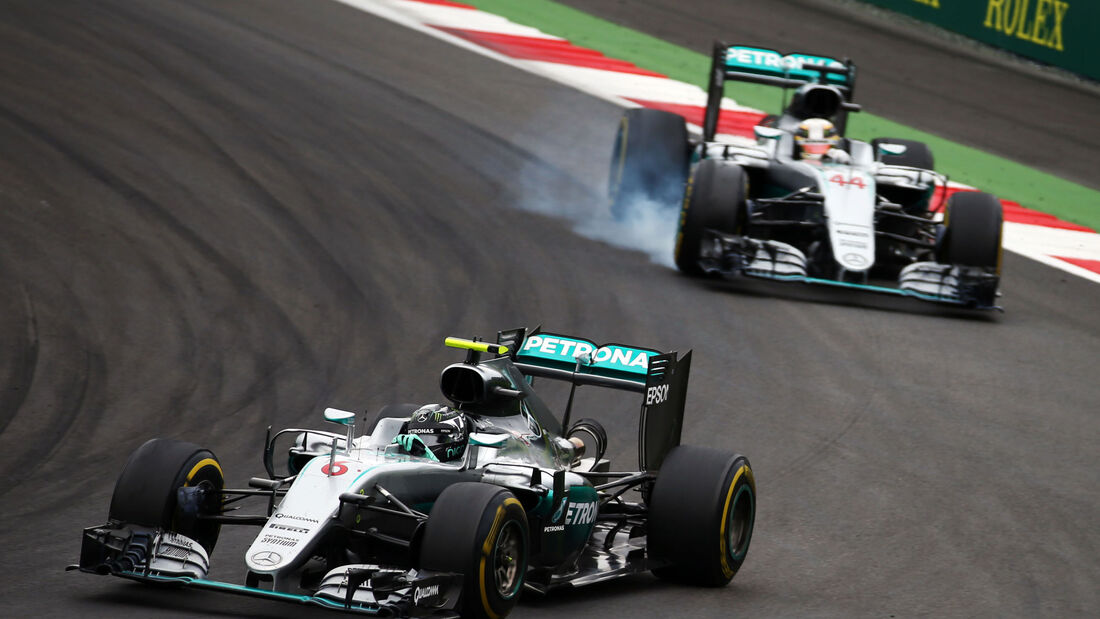 Nico Rosberg - Lewis Hamilton - Mercedes - Formel 1 - GP Österreich - 3. Juli 2016