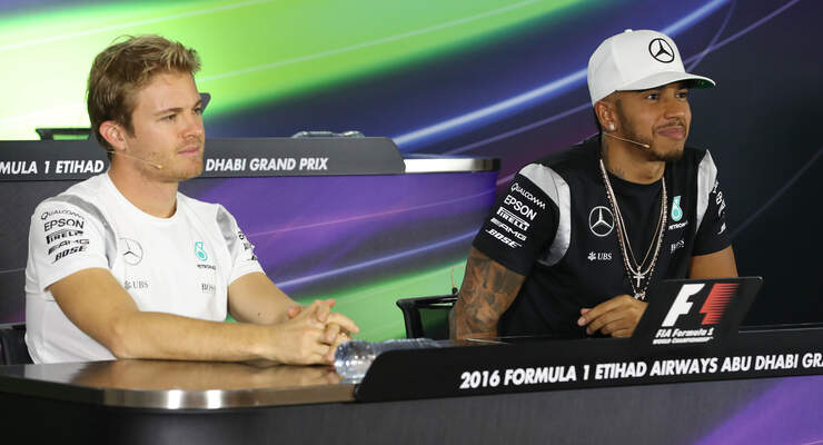 Nico Rosberg - Lewis Hamilton - Mercedes - GP Abu Dhabi 2016 - F1