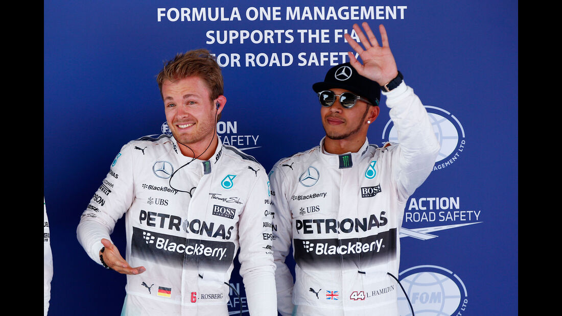 Nico Rosberg - Lewis Hamilton - Mercedes - GP Spanien - Qualifying - Samstag - 9.5.2015