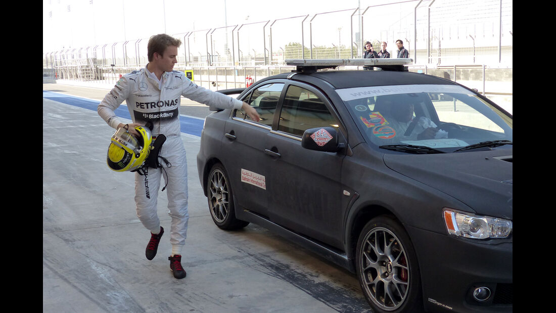 Nico Rosberg - Mercedes - Bahrain - Formel 1 Test - 2014