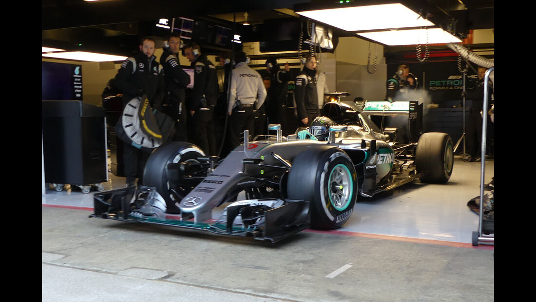 Nico Rosberg - Mercedes - Barcelona - Formel 1-Test - 1. März - 2016