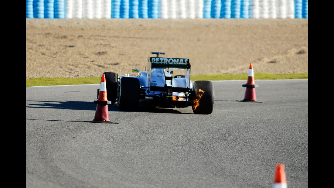 Nico Rosberg Mercedes F1 Test Jerez 2013 Highlights