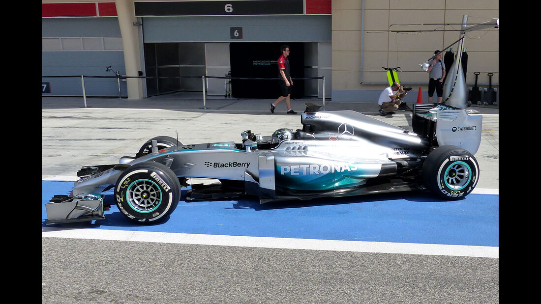 Nico Rosberg - Mercedes - Formel 1 - Bahrain - Test - 1. März 2014