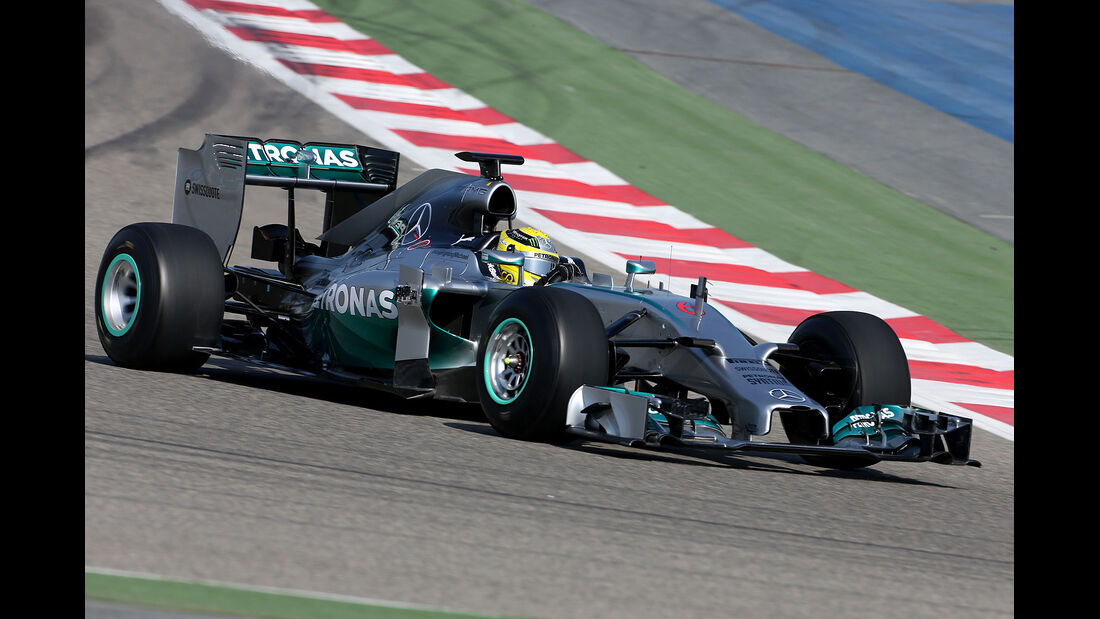 Nico Rosberg - Mercedes - Formel 1 - Bahrain - Test - 20. Februar 2014 