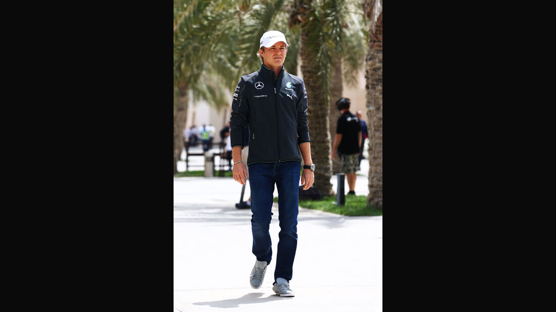 Nico Rosberg - Mercedes - Formel 1 - GP Bahrain - Sakhir - 4. April 2014