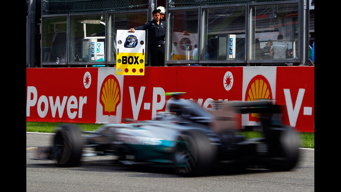 Nico Rosberg - Mercedes - Formel 1 - GP Belgien - Spa-Francorchamps - 22. August 2014