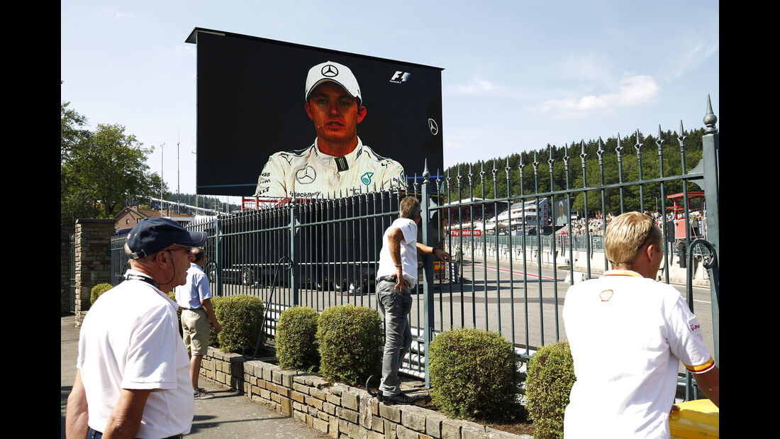 Nico Rosberg - Mercedes - Formel 1 - GP Belgien - Spa-Francorchamps - 22. August 2015