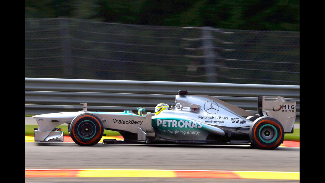 Nico Rosberg - Mercedes - Formel 1 - GP Belgien - Spa-Francorchamps - 23. August 2013