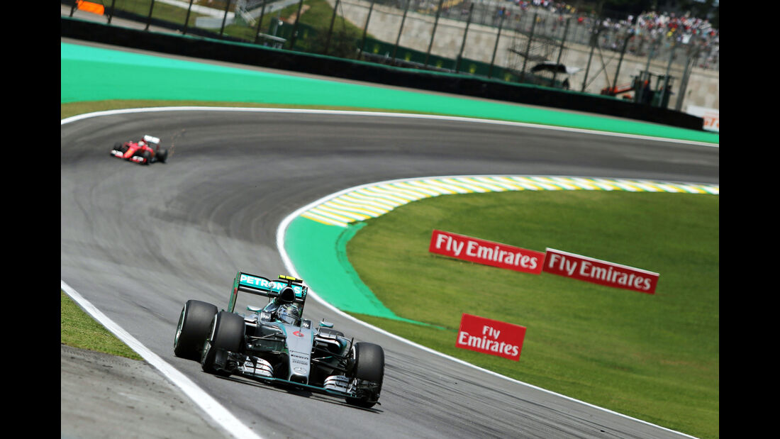Nico Rosberg - Mercedes - Formel 1 - GP Brasilien- 14. November 2015