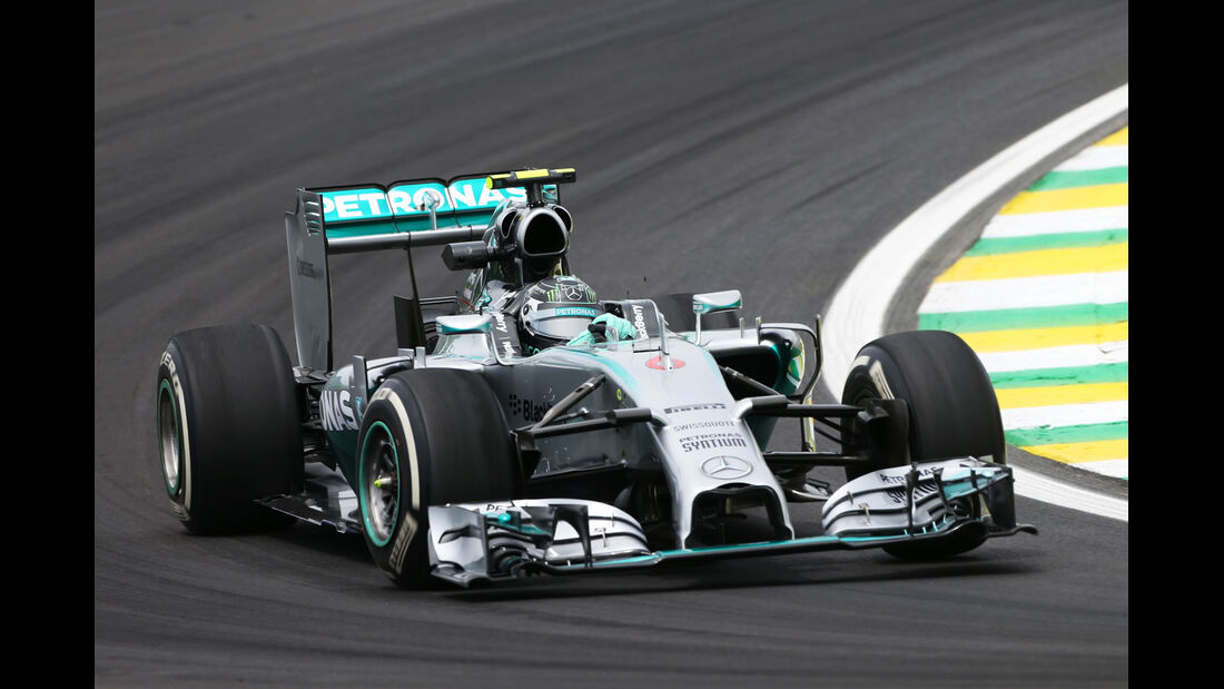 Nico Rosberg - Mercedes - Formel 1 - GP Brasilien - Sao Paulo - 7. November 2014