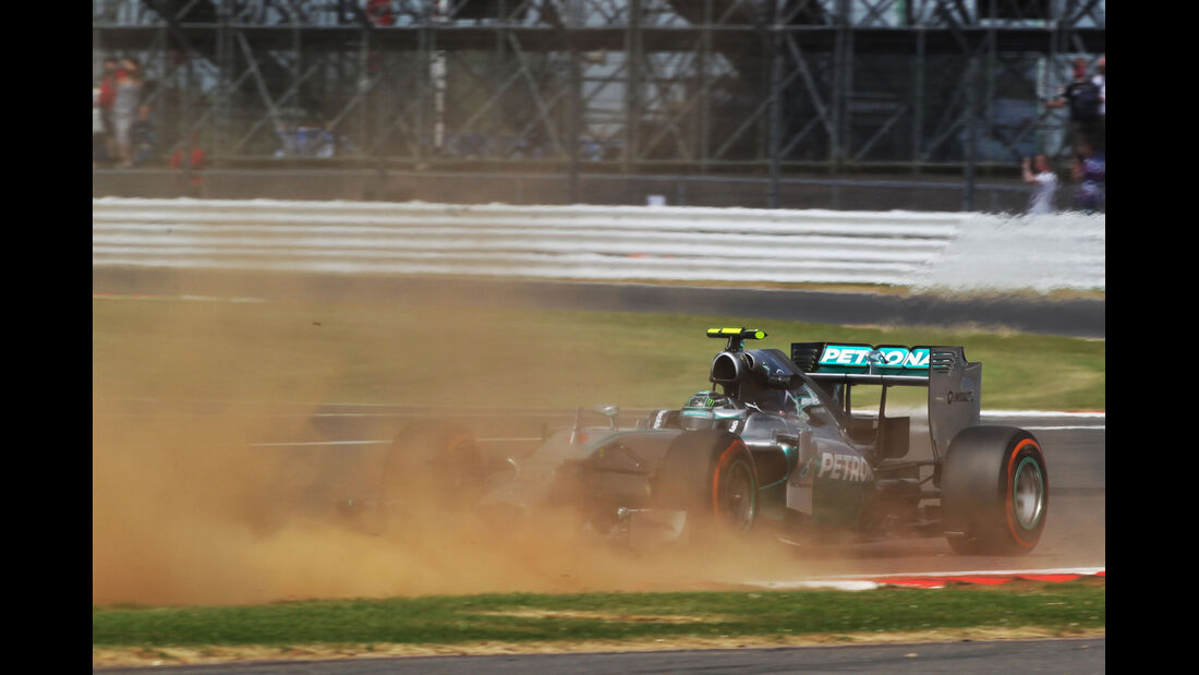 Nico Rosberg - Mercedes - Formel 1 - GP England - Silverstone - 4. Juli 2014
