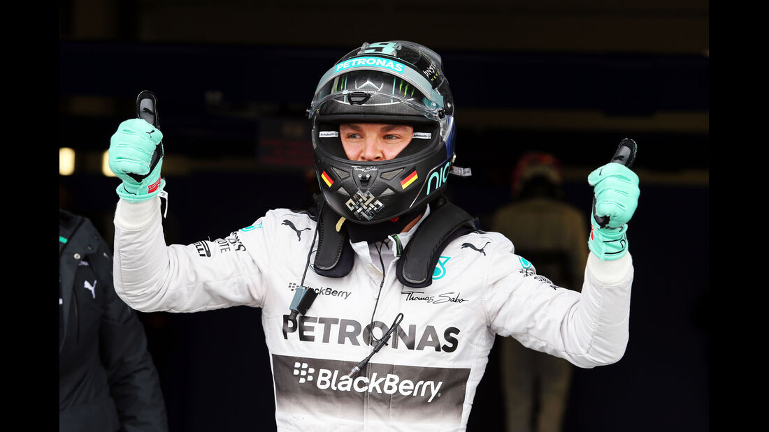 Nico Rosberg - Mercedes - Formel 1 - GP England - Silverstone - 5. Juli 2014