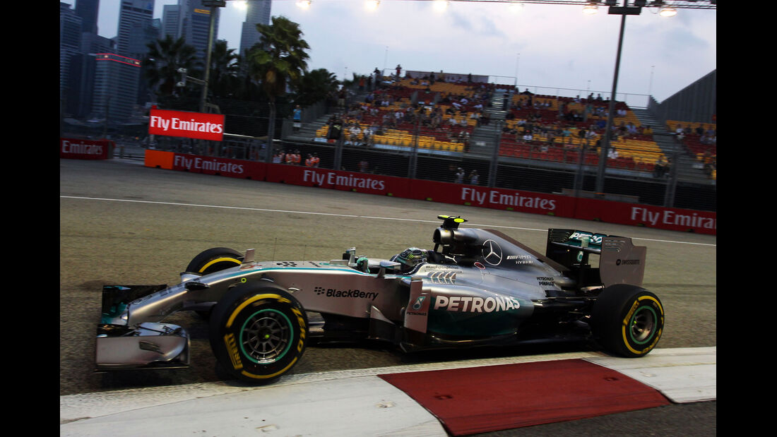 Nico Rosberg - Mercedes - Formel 1 - GP Singapur - 19. September 2014
