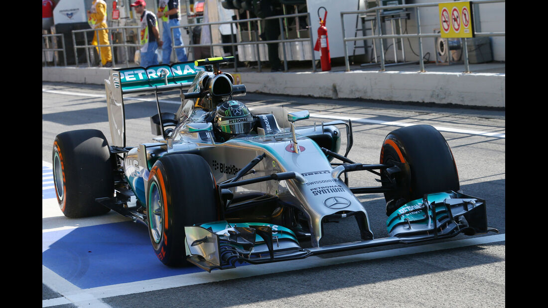 Nico Rosberg - Mercedes - Formel 1 - GP Spanien - Barcelona - 9. Mai 2014