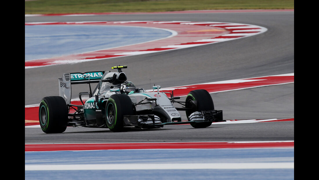 Nico Rosberg - Mercedes - Formel 1 - GP USA - Austin - 23. Oktober 2015