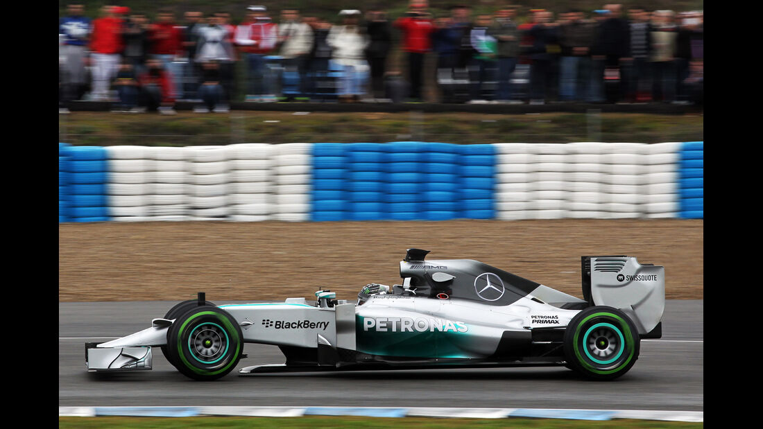 Nico Rosberg - Mercedes - Formel 1 - Jerez - Test - 30. Januar 2014