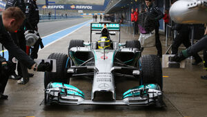 Nico Rosberg - Mercedes - Formel 1 - Jerez - Test - 31. Januar 2014