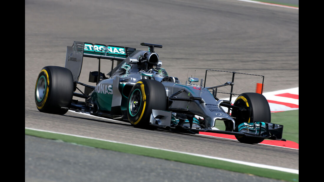 Nico Rosberg - Mercedes - Formel 1 - Test 1 - GP Bahrain 2014