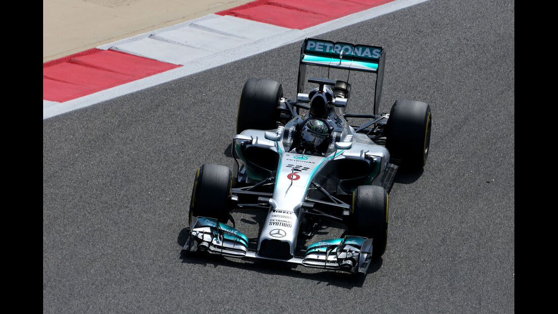 Nico Rosberg - Mercedes - Formel 1 - Test 1 - GP Bahrain 2014