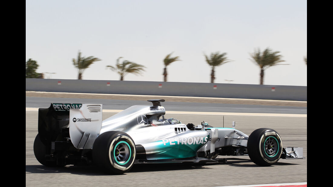 Nico Rosberg - Mercedes - Formel 1 - Test - Bahrain - 1. März 2014